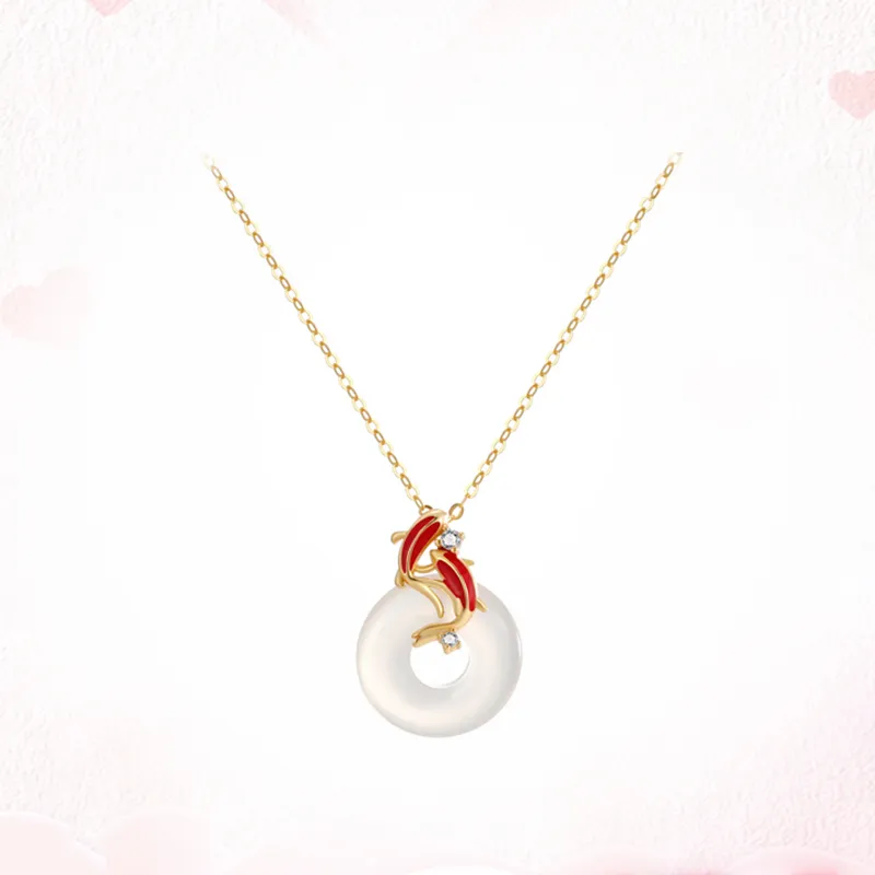 Ancient Jewelry Chalcedony Necklaces Women's-2