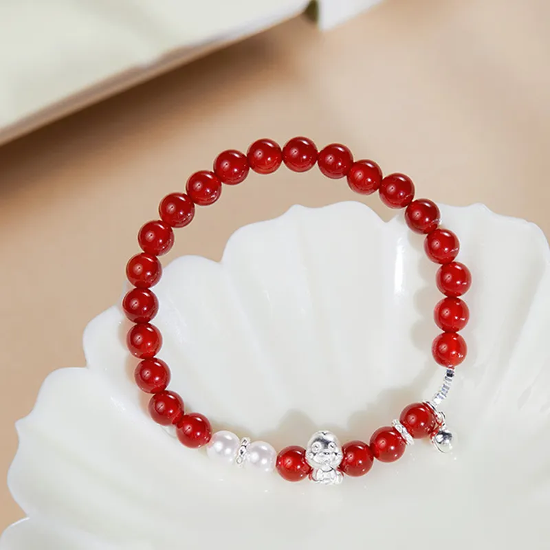 Ancient Jewelry Agate Jade Bracelets Unisex-2