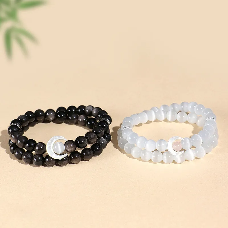 Ancient Jewelry Glass Cat Eye Bracelets Unisex-7