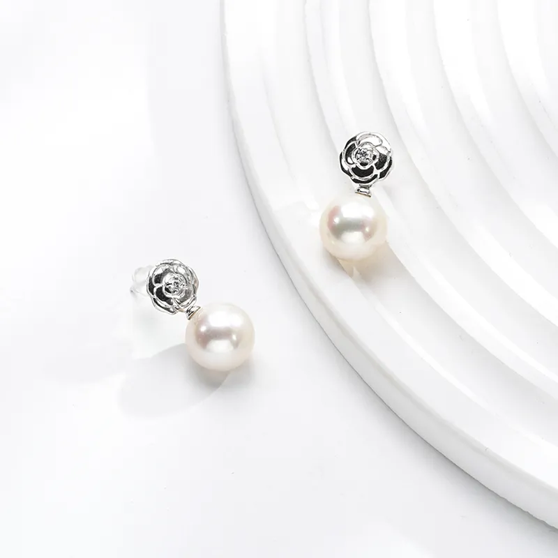 Ancient Jewelry Pearl Earrings Women's-1