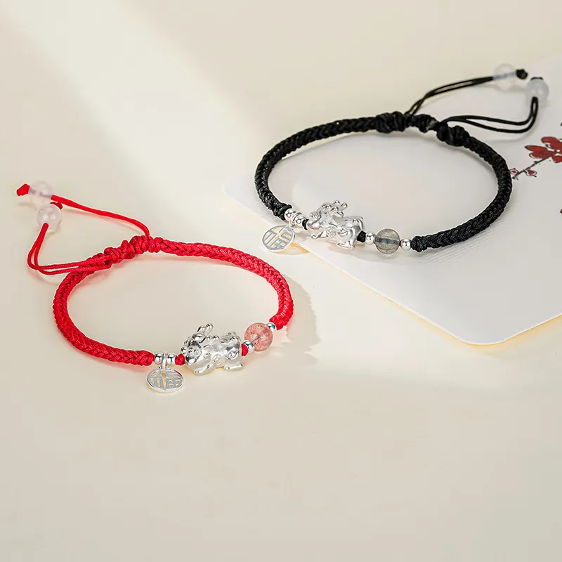 Ancient Jewelry S999 Fine Silver Bracelets Unisex-8