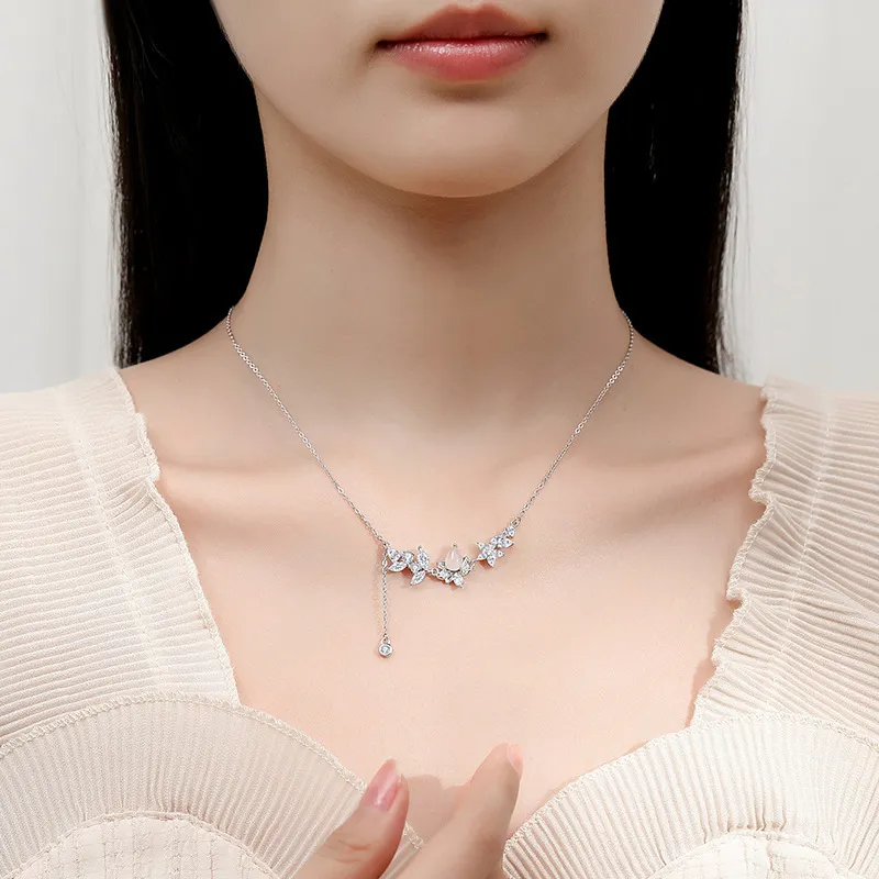 Ancient Jewelry S925 Silver Necklaces Women's-1