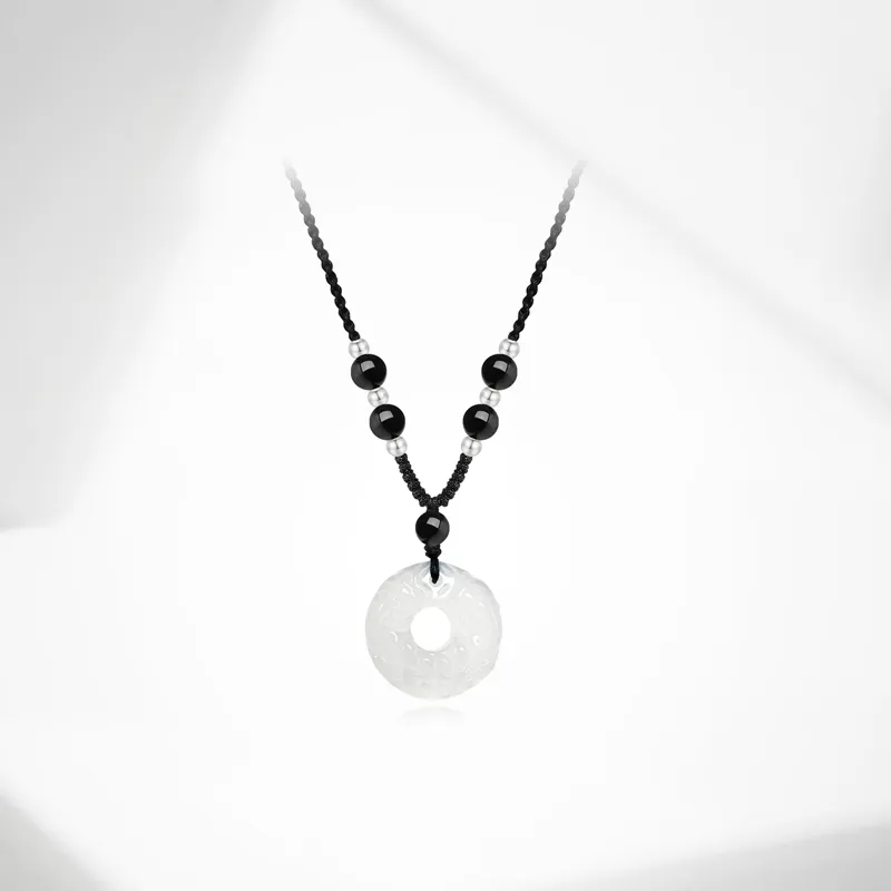 Ancient Jewelry Chalcedony Necklaces Unisex-1