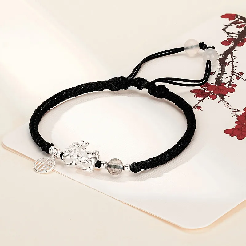 Ancient Jewelry S999 Fine Silver Bracelets Unisex-5