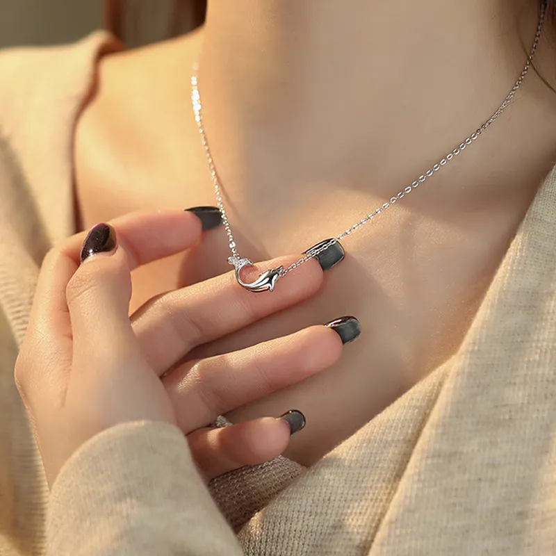 Ancient Jewelry S999 Fine Silver Necklaces Women's-2