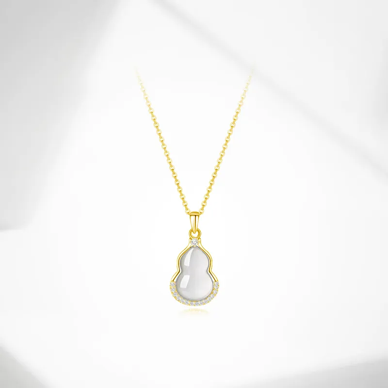 Ancient Jewelry Chalcedony Jade Necklaces Women's-8