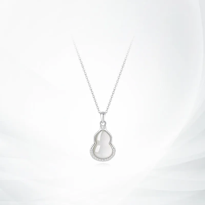 Ancient Jewelry Chalcedony Jade Necklaces Women's-1