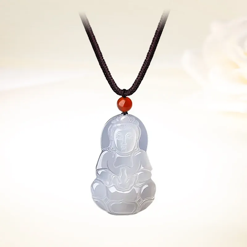 Ancient Jewelry Chalcedony Jade Necklaces Unisex-2