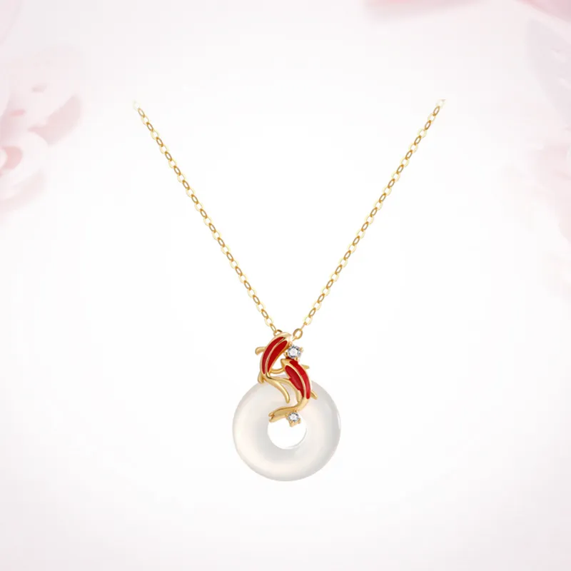 Ancient Jewelry Chalcedony Necklaces Women's-1