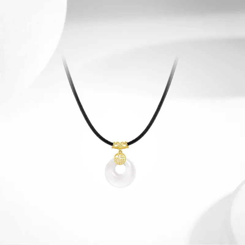Ancient Jewelry Chalcedony Necklaces Unisex-2