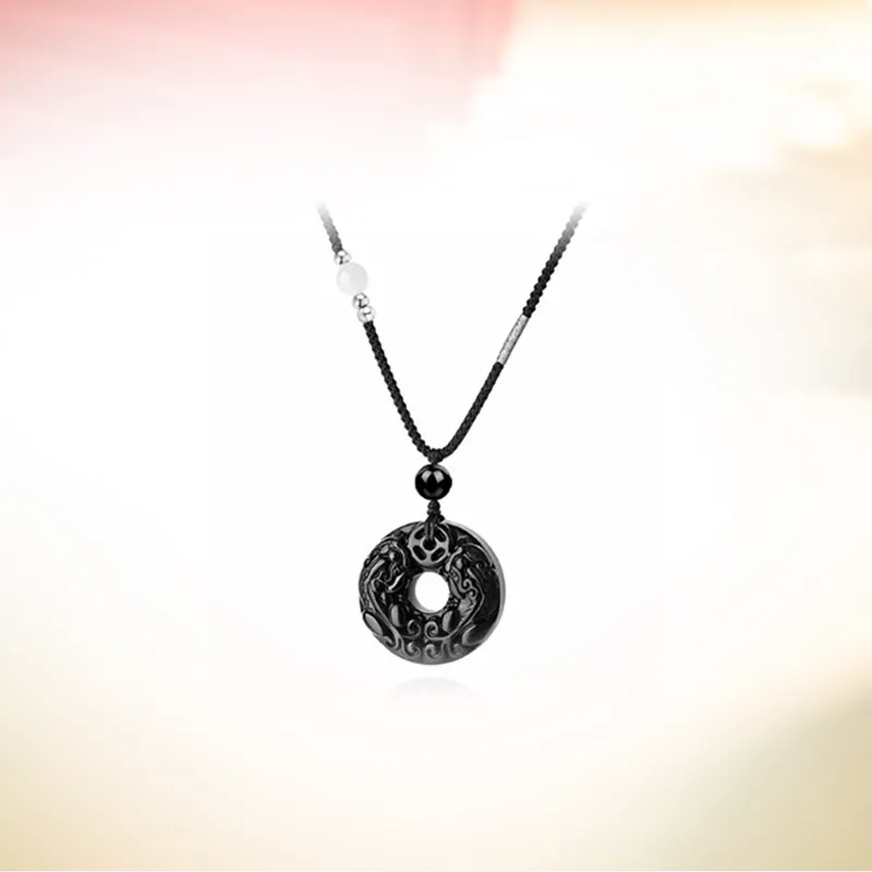 Ancient Jewelry Chalcedony Necklaces Unisex-2