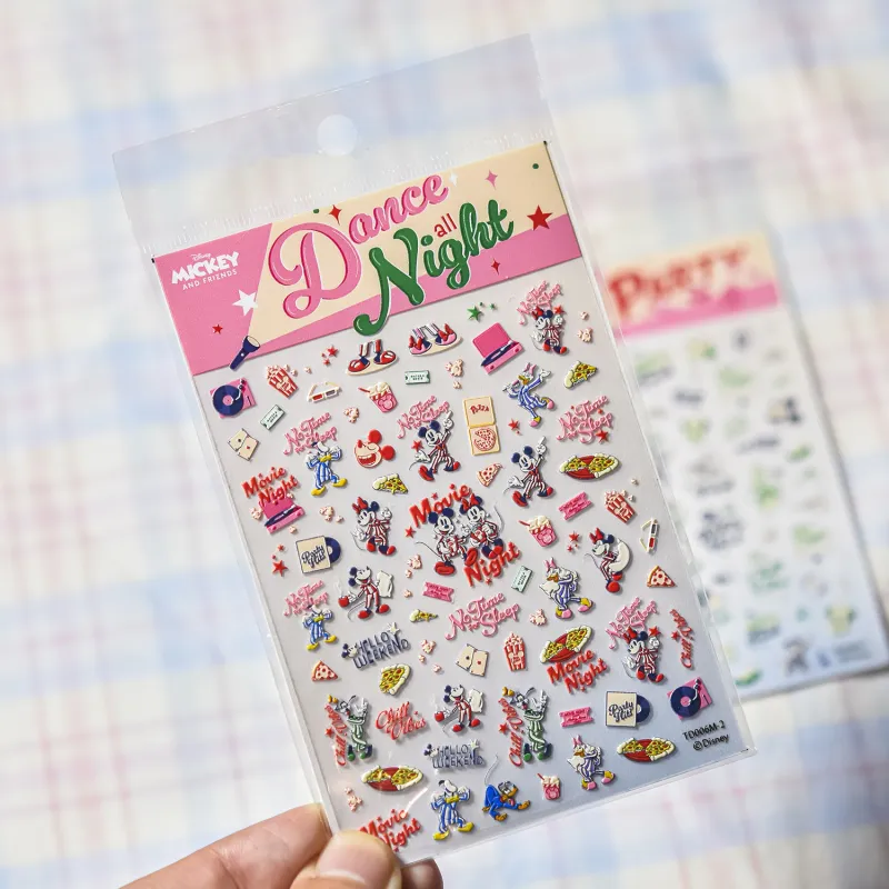 Disney Mickey Mouse Family Collection Pajamas Party Creative DIY Stickers-3
