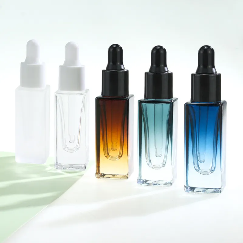 JINGLINGLONG 10ml Glass Dropper Bottle Essential Oil Mixing Bottle Mini Sample Empty Bottle Travel Portable Set-5