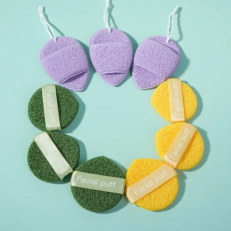 JINGLINGLONG Fine Mesh Water Drop Facial Sponge Cleanser With Deep Cleaning Clay Mask Purifying Tool For Skin Cleansing-4