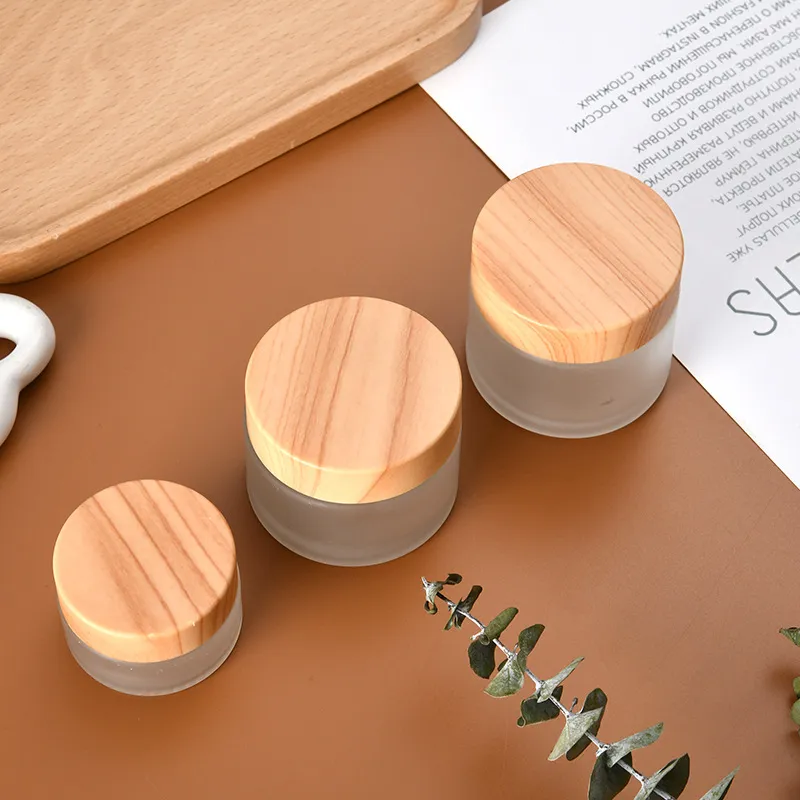 JIAOXUEFEI Travel Cosmetics Mini Sample Box With Face Cream Lotion Foundation And Portable Glass Mini Bottles-2