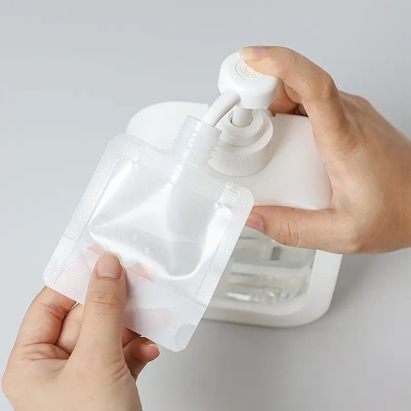 JIAOXUEFEI Portable Travel Cosmetics Dosing Bag 50ml Disposable Dosing Bottle Liquid Storage Bag-2