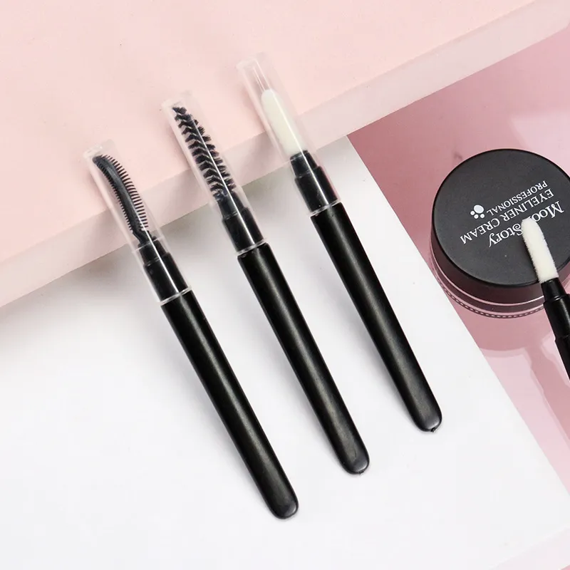 JIAOXUEFEI Spiral Mascara Brush With Interchangeable Mascara Sponge And Storage Cap Combination-1