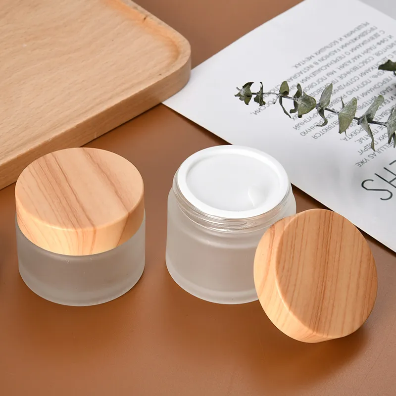 JIAOXUEFEI Travel Cosmetics Mini Sample Box With Face Cream Lotion Foundation And Portable Glass Mini Bottles-3