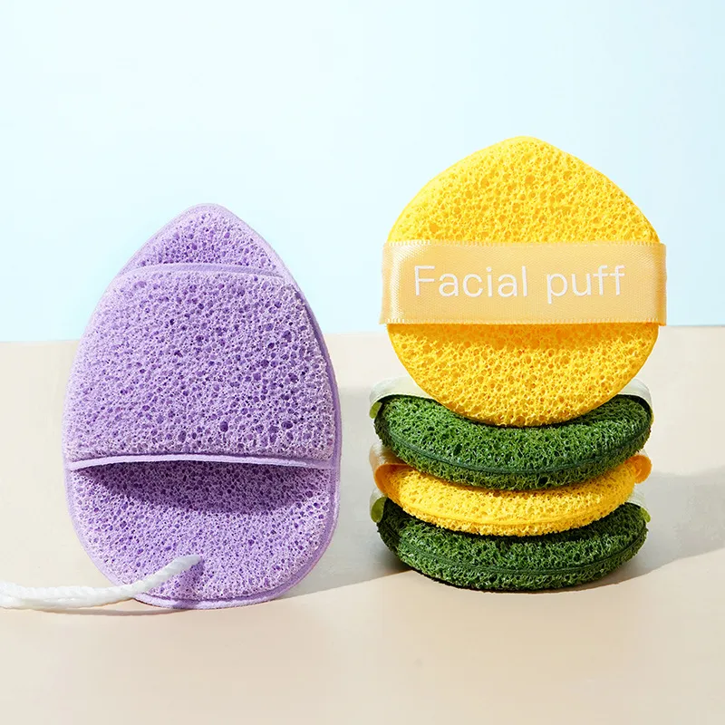 JINGLINGLONG Fine Mesh Water Drop Facial Sponge Cleanser With Deep Cleaning Clay Mask Purifying Tool For Skin Cleansing-2