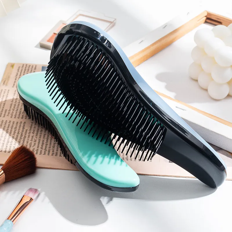 JIAOXUEFEI Agile Hair Straightening Brush Curling Comb Massage Airbag Styling Hair Dyes-4