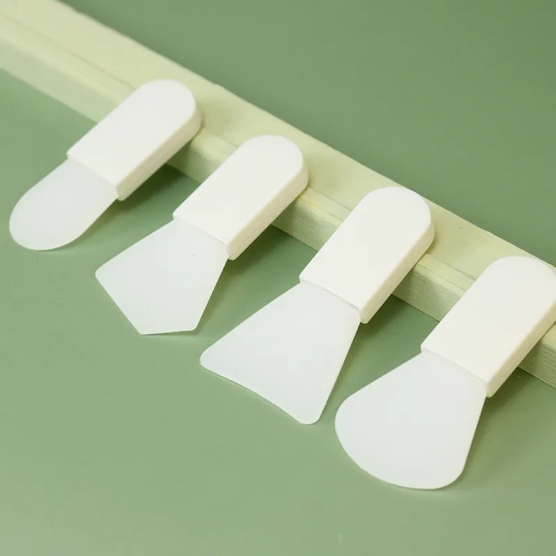 JIAOXUEFEI Silicone Facial Mask Mini Foundation Brush Cream Spoon Clay Mask Compact Portable Facial Care-1