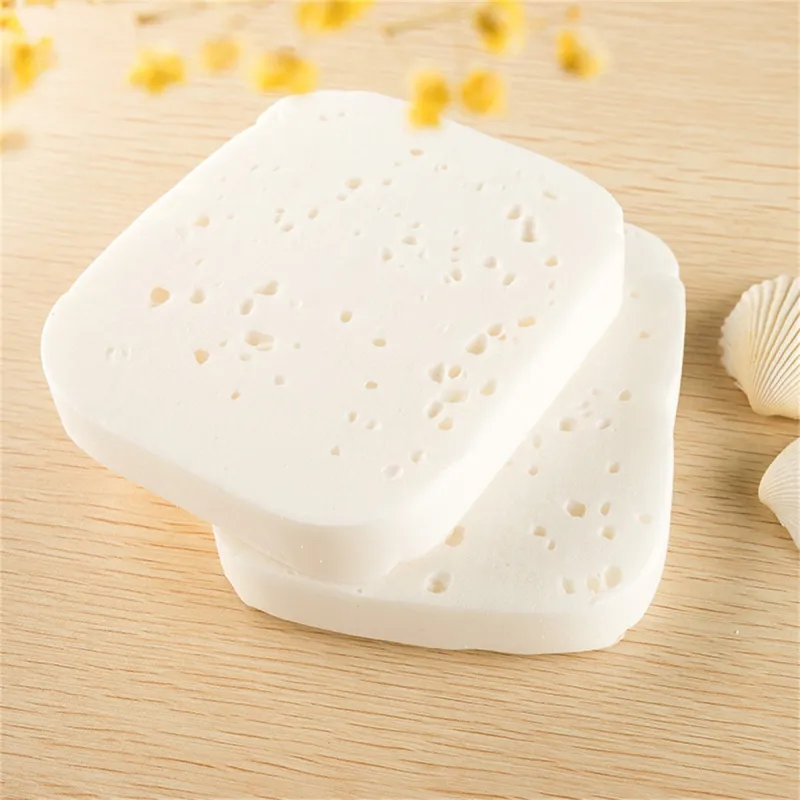 JIAOXUEFEI Cleanser Makeup Removal Facial Sponge Set For Women's Thickened Soft Sponge Milk Wood Cleanser Tool-2
