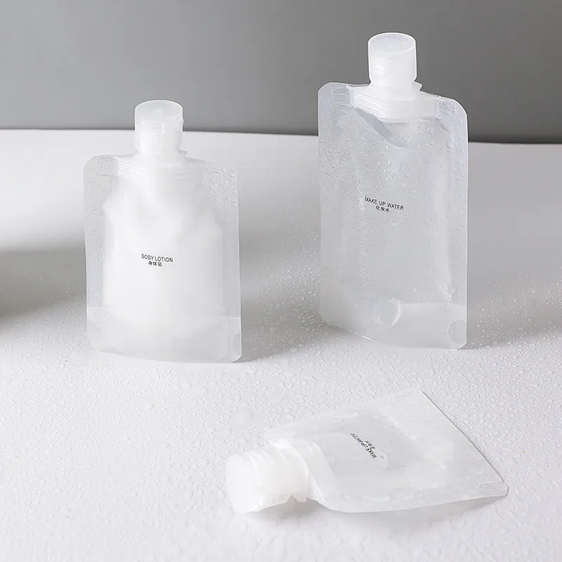 JIAOXUEFEI Portable Travel Cosmetics Dosing Bag 50ml Disposable Dosing Bottle Liquid Storage Bag-1