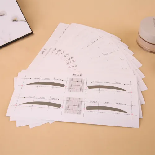 JIAOXUEFEI [24 Sheets]Eyebrow Stickers Ideal For Beginners And Lazy Brows Perfect For Shaping Eyebrows