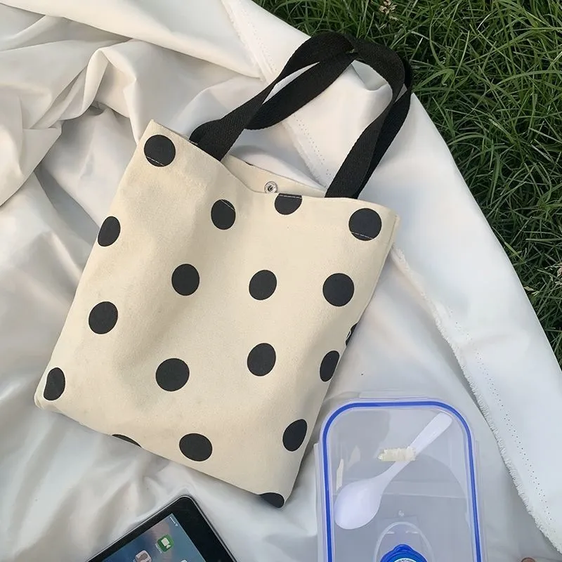 JINGLINGLONG Lunch Box Bag+Shopping Bag+Pocket+Meal Delivery Bag+Outing Lunch Bag+Office Worker Canvas Portable-2