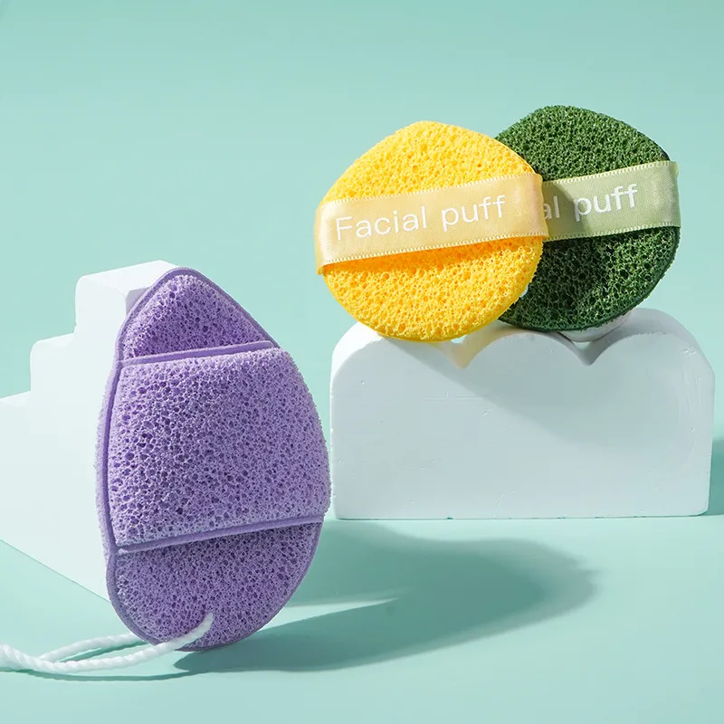 JINGLINGLONG Fine Mesh Water Drop Facial Sponge Cleanser With Deep Cleaning Clay Mask Purifying Tool For Skin Cleansing-1