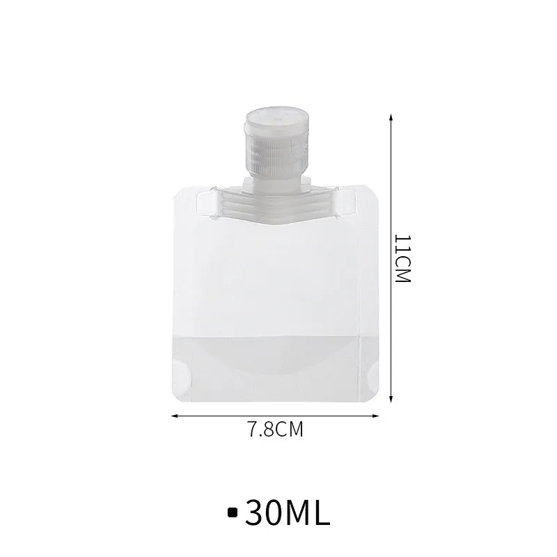 JIAOXUEFEI Portable Travel Cosmetics Dosing Bag 50ml Disposable Dosing Bottle Liquid Storage Bag-5