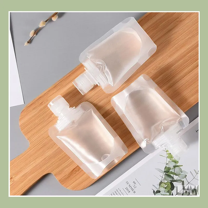 JIAOXUEFEI Portable Travel Cosmetics Dosing Bag 50ml Disposable Dosing Bottle Liquid Storage Bag-7
