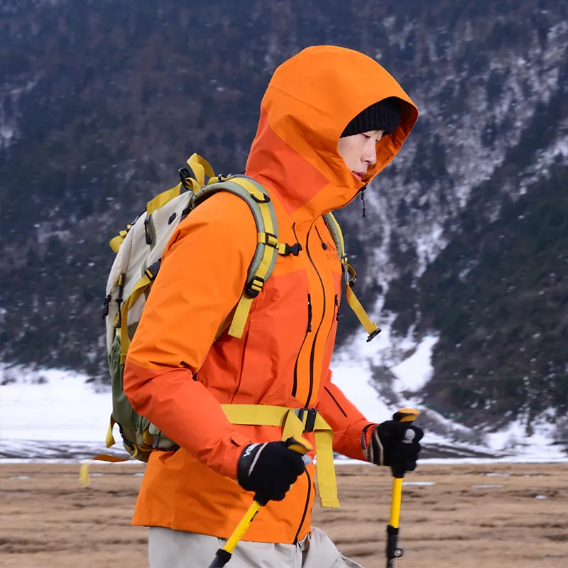 HIMALAYA Hard Shell Single Layer Windbreaker Jacket Men's-5