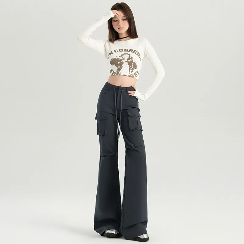 TIMSVOL Cargo Pants Women's Iron Gray-2