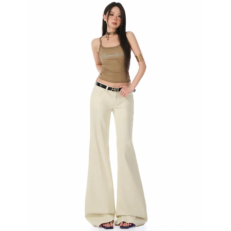 TIMSVOL Jeans Women's Apricot-4