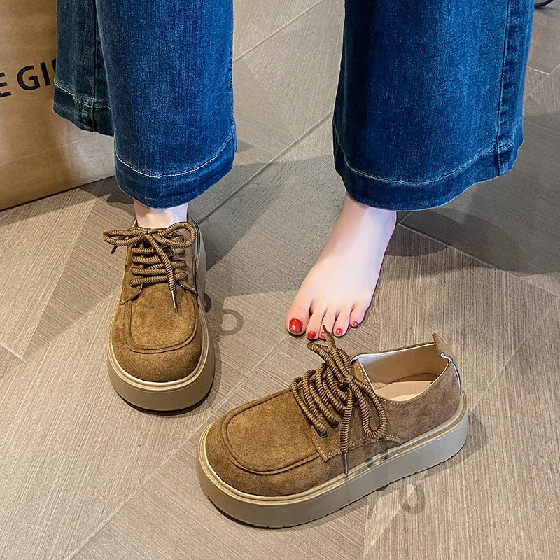 CVOJOO Casual Single Shoes Platform Women's-11