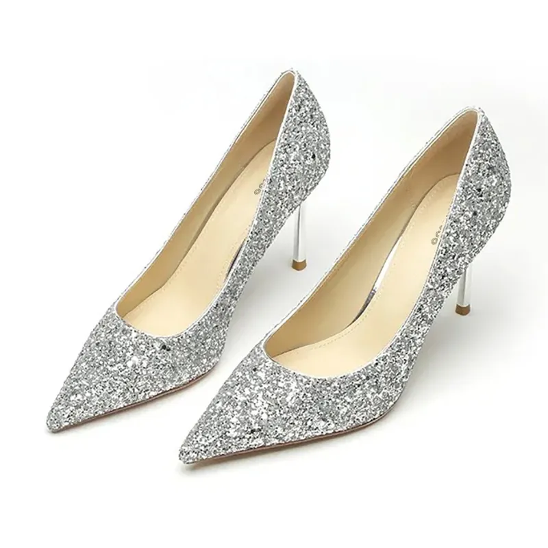 CVOJOO Slim Heel High Heels Women's-3
