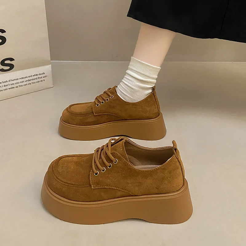 CVOJOO Vintage Big Head Shoes Casual Single Shoes Women's-9