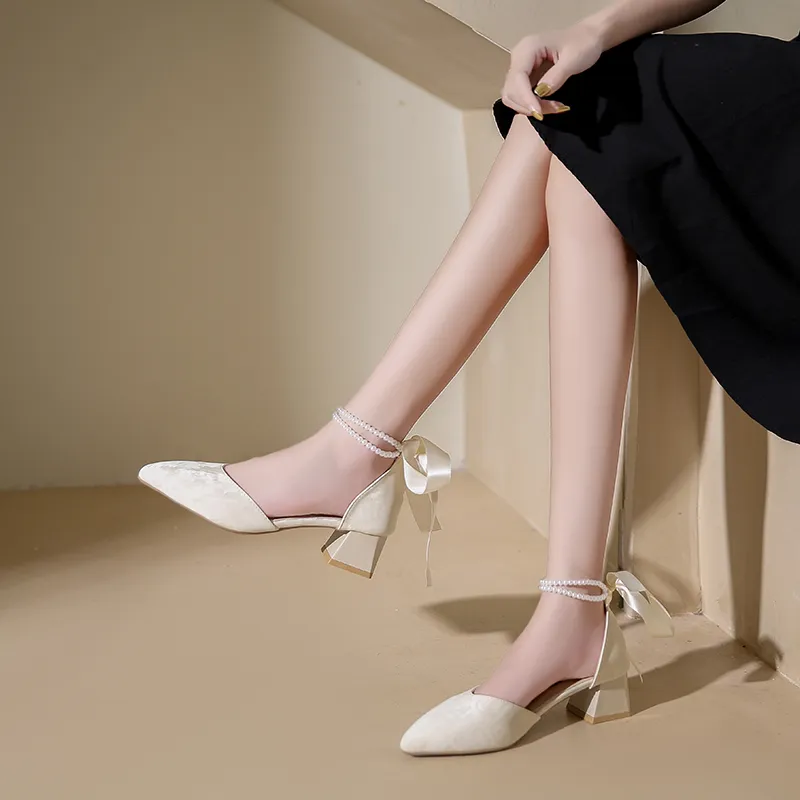 CVOJOO Chunky Heel High Heels Women's-8