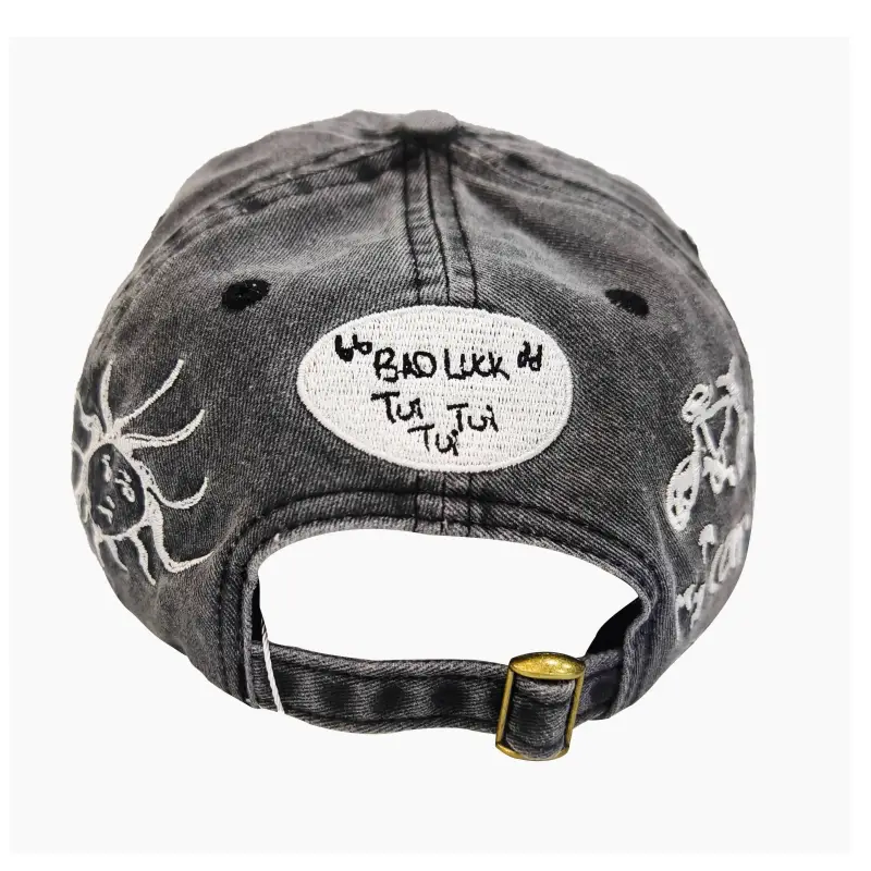 Rolling Stone Cotton Baseball Caps Unisex Gray-1