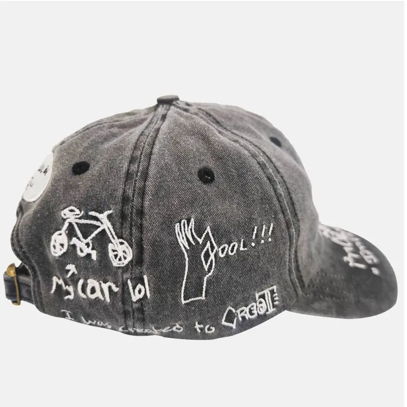Rolling Stone Cotton Baseball Caps Unisex Gray-2