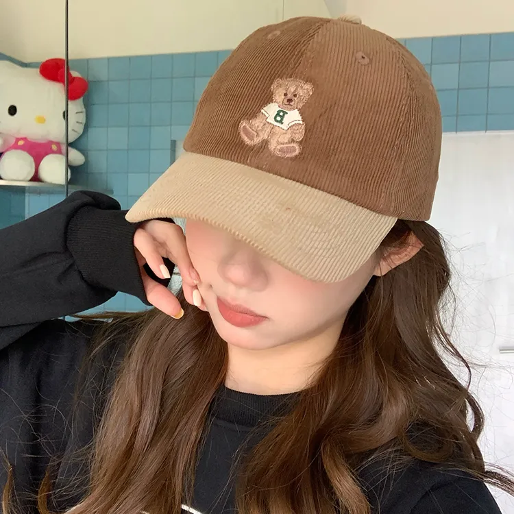 ROBINHOOD Corduroy Baseball Caps Unisex-12