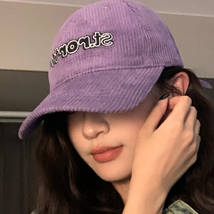 ROBINHOOD Corduroy Baseball Caps Unisex-8