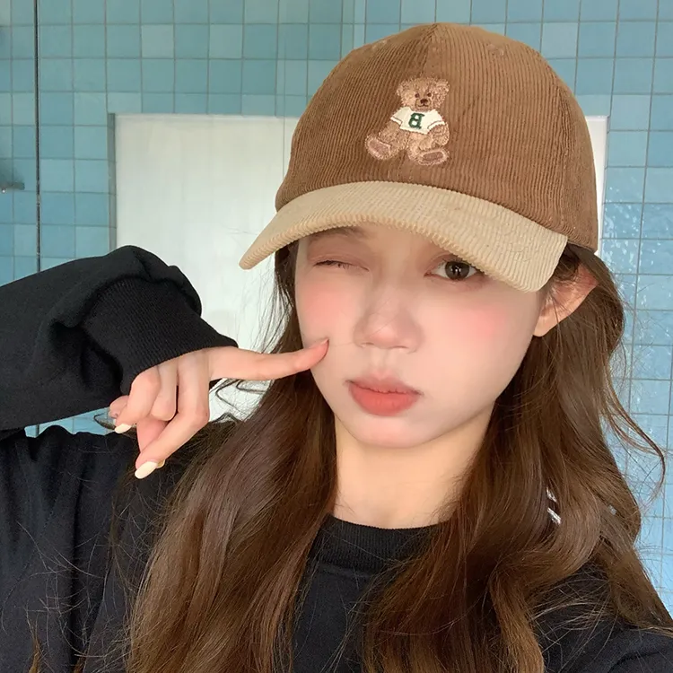 ROBINHOOD Corduroy Baseball Caps Unisex-16
