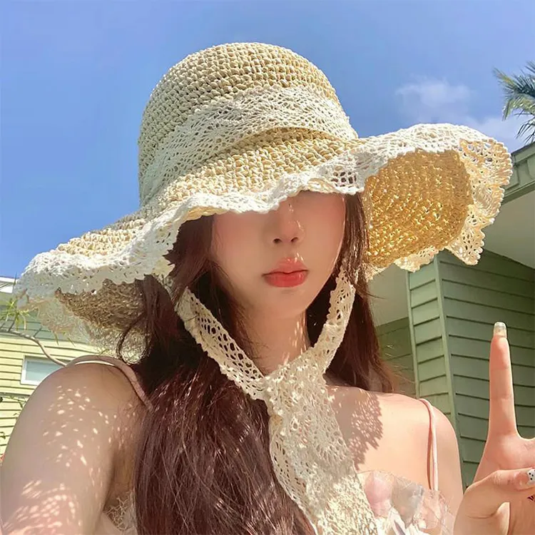 ROBINHOOD Polyester Sun Protection Hats Women's-3