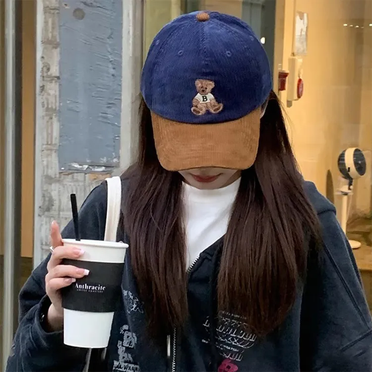 ROBINHOOD Corduroy Baseball Caps Unisex-4