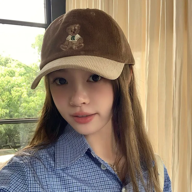 ROBINHOOD Corduroy Baseball Caps Unisex-18