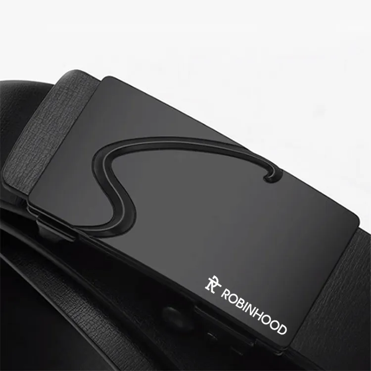 ROBINHOOD Cow Split Leather Belts Men's Width 3.5CM-2