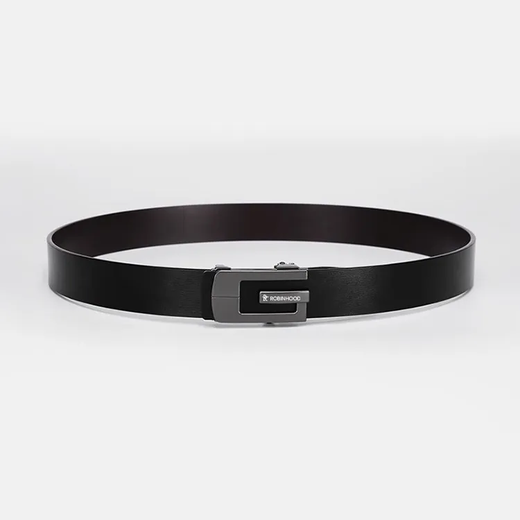 ROBINHOOD Cow Leather Belts Men's 3.5cm-3