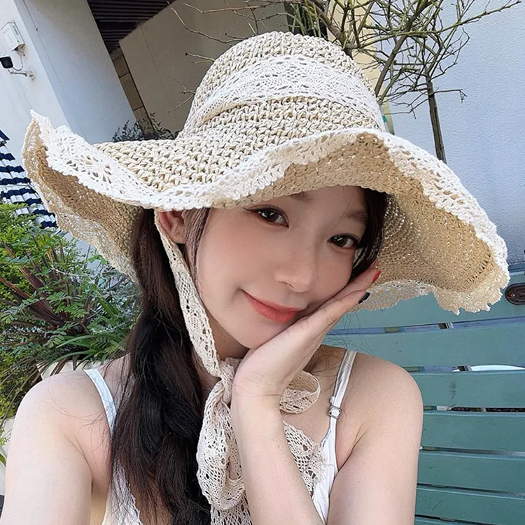 ROBINHOOD Polyester Sun Protection Hats Women's-6